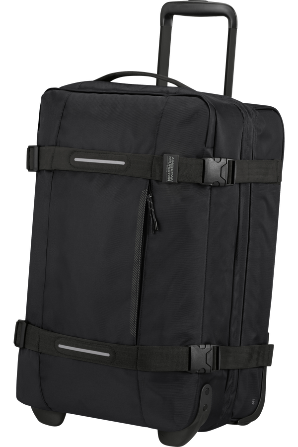 American Tourister Urban Track Duffle with Wheels S  Asphalt Black American Tourister Urban Track Duffle with Wheels S  Asphalt Black