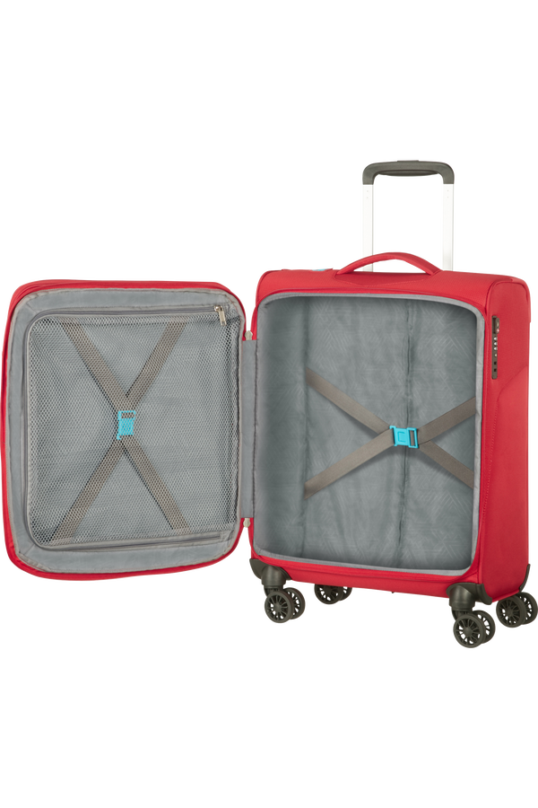 American Tourister Summerfunk Spinner Exp TSA 55cm  Rosso