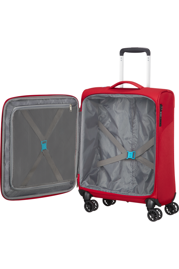 American Tourister Summerfunk Spinner Strict TSA 55cm  Rosso