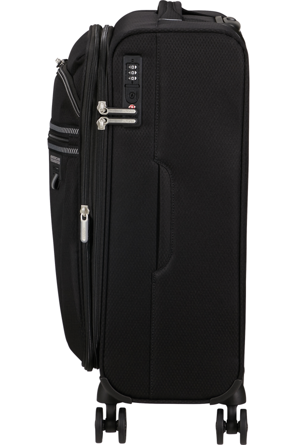 American Tourister Aerospin Spinner Expandable S  Nero American Tourister Aerospin Spinner Expandable S  Nero