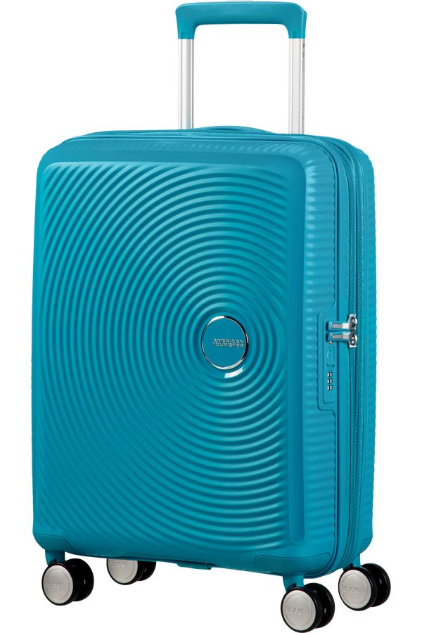 American Tourister Soundbox Spinner espandibile 55cm Summer Blue