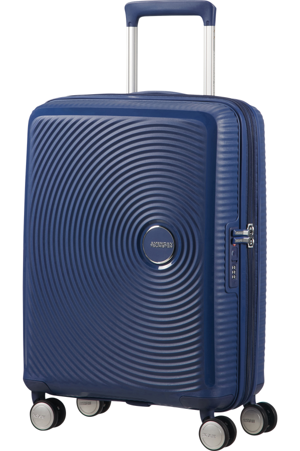 American Tourister Soundbox Spinner espandibile 55cm Midnight Navy