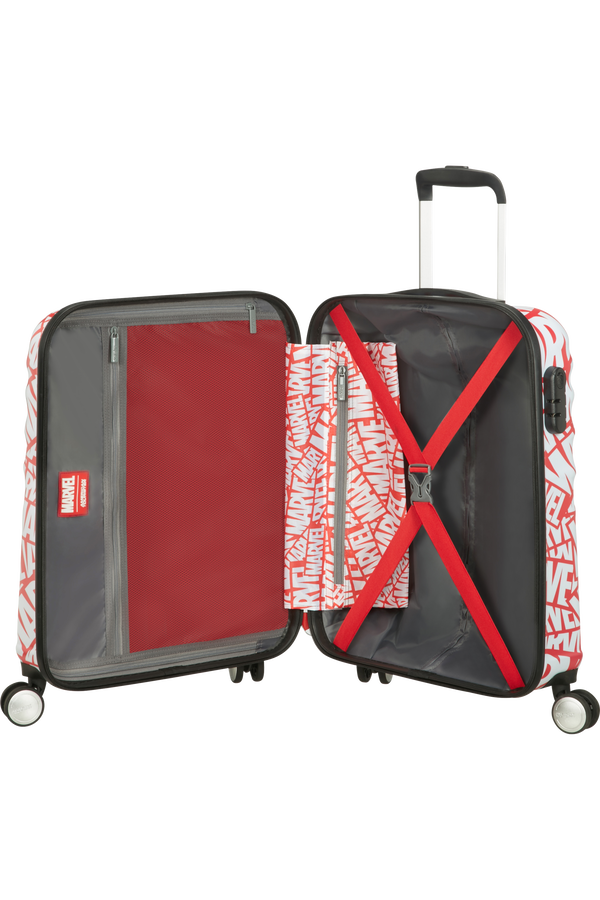 American Tourister Wavebreaker Disney Spinner Marvel 55cm  Marvel Logo