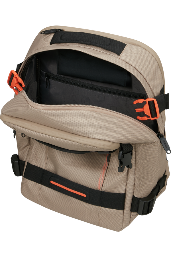 American Tourister Urban Track Laptop Backpack Coated 15.6'  Beige/Orange