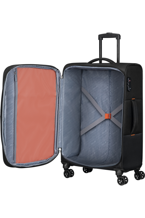 American Tourister Sun Break Spinner M 68/25 TSA EXP 68cm  Nero