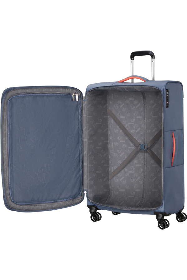 American Tourister Cloudrider Spinner EXP TSA L  Stone Blue American Tourister Cloudrider Spinner EXP TSA L  Stone Blue