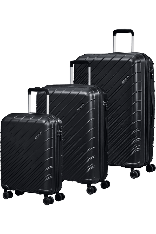 American Tourister Speedstar 3 PC SET A  Nero