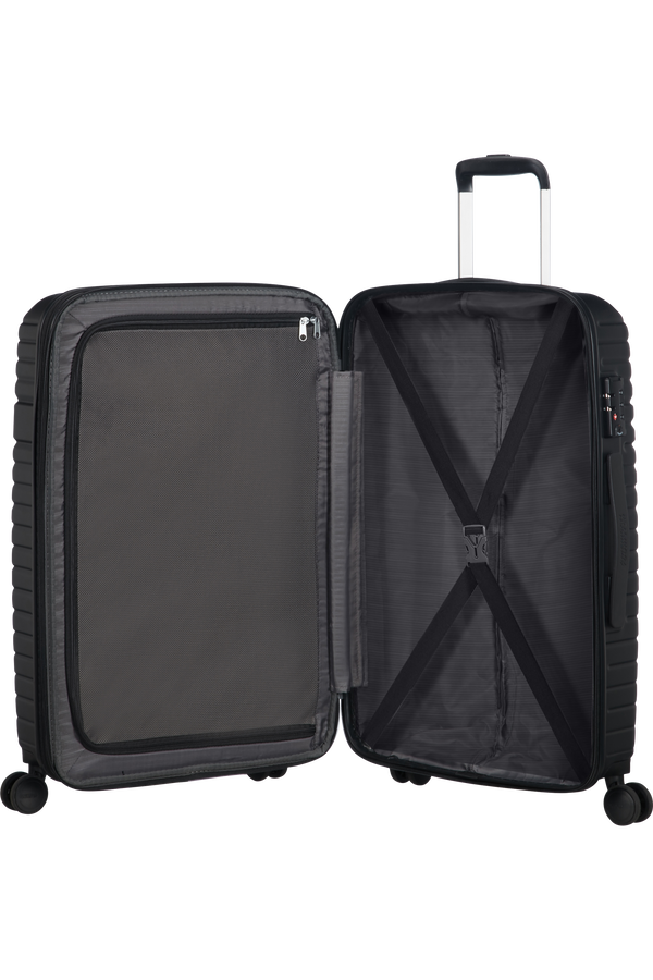 American Tourister Aero Racer Spinner M Expandable 68cm  Jet Black