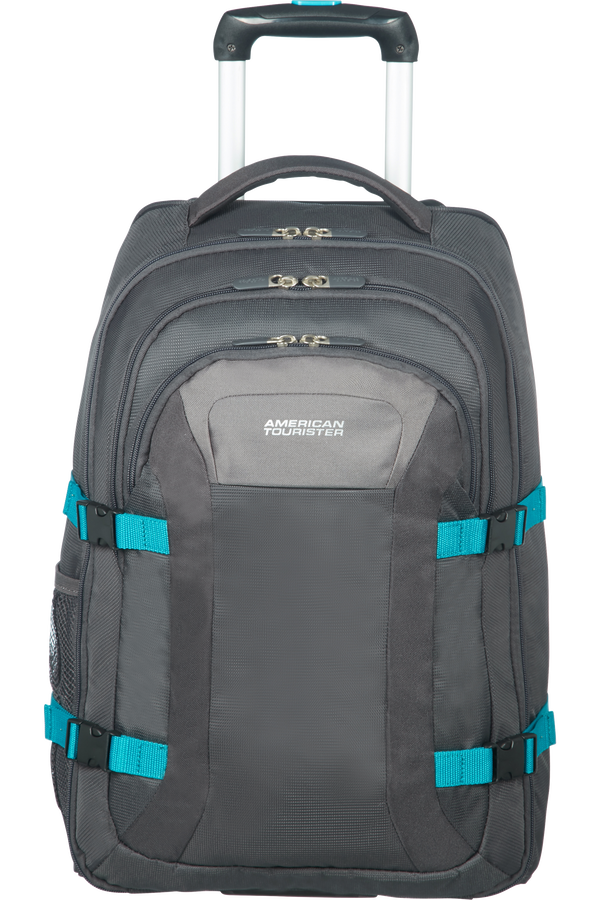 American Tourister Road Quest Zaino porta con ruote pc 39.6cm/15.6inch  Grey/Turquoise