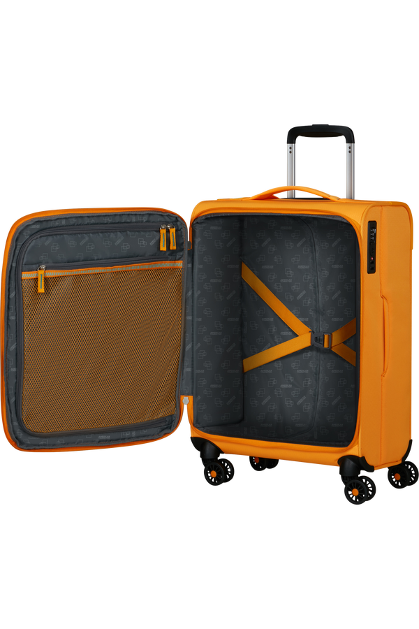 American Tourister Aerospin Spinner Expandable S  Radiant Orange American Tourister Aerospin Spinner Expandable S  Radiant Orange
