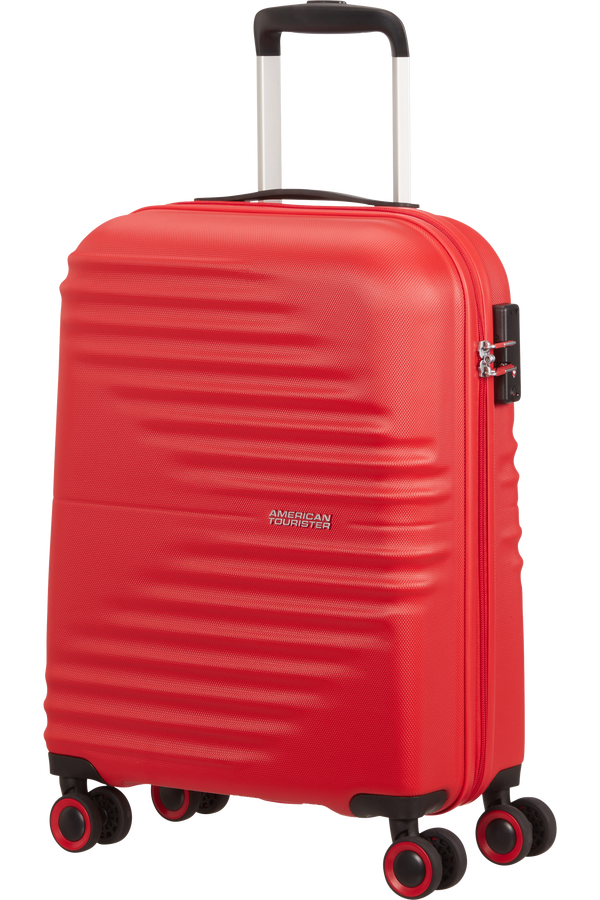 American Tourister Wavetwister Spinner TSA 55cm  Vivid Red