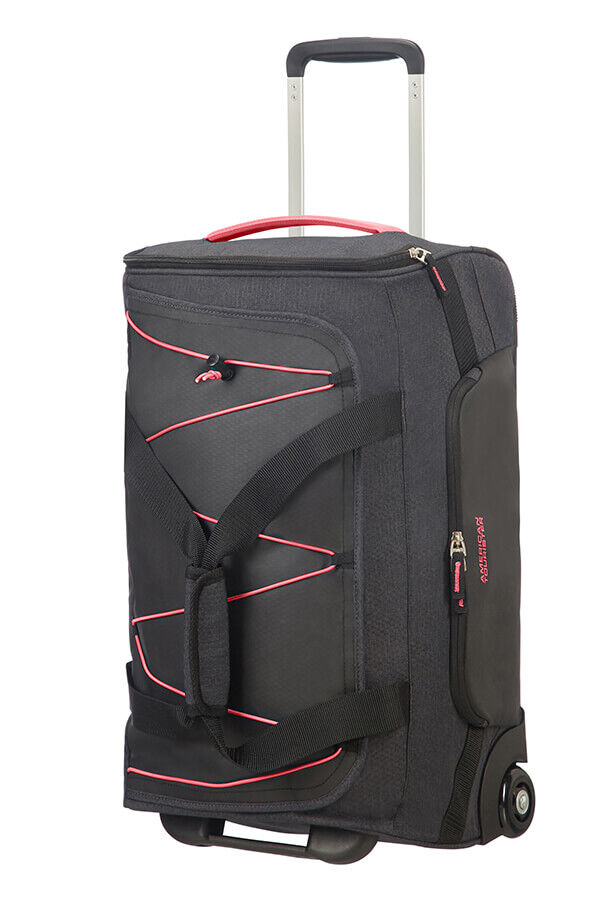 Road Quest Duffle with Wheels 55/20 Graphite/Pink | American Tourister  Italia