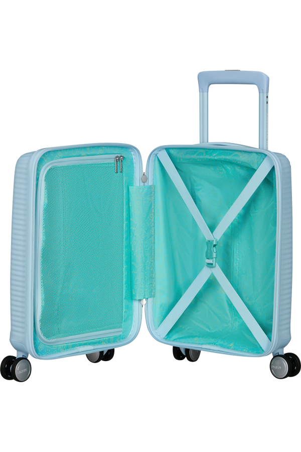 American Tourister Soundbox Mini Spinner 47cm  Pastel Blue American Tourister Soundbox Mini Spinner 47cm  Pastel Blue