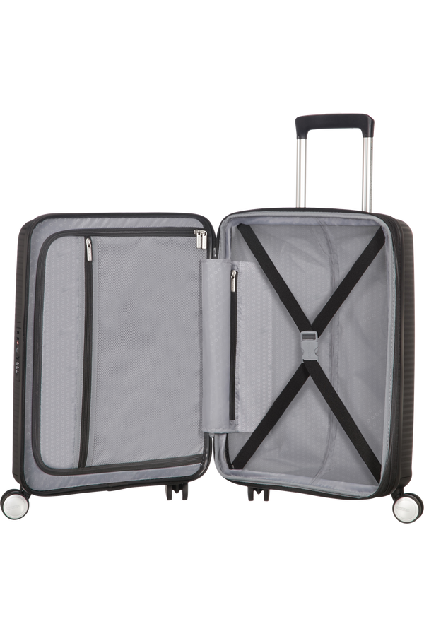 American Tourister Soundbox Spinner espandibile 55cm Bass Black