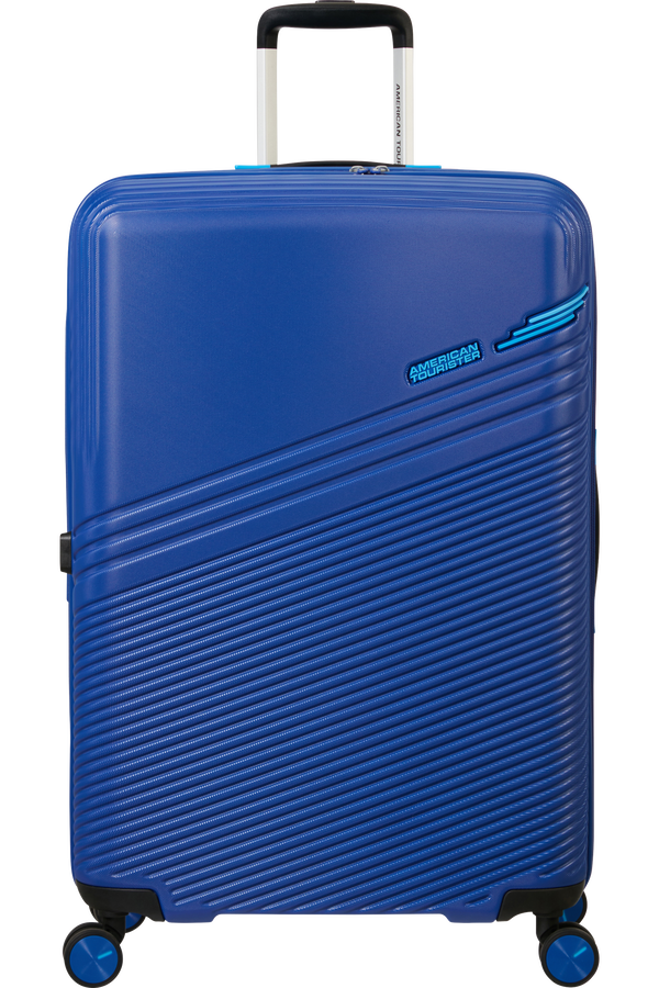 American Tourister Triple Trace Spinner TSA Expandable 76cm Navy/Blue
