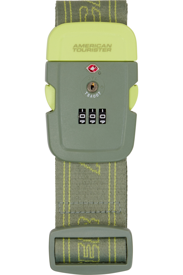 American Tourister American Tourist. Ta Luggage Belt TSA  Olive/Lime