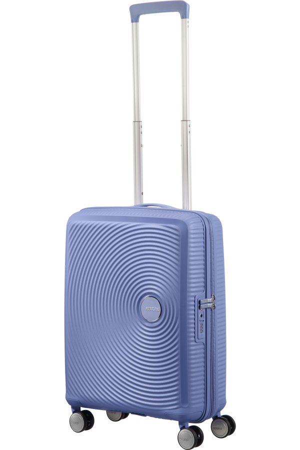 American Tourister Soundbox Spinner 55  Denim Blue American Tourister Soundbox Spinner 55  Denim Blue
