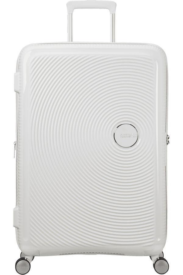American Tourister Soundbox Spinner espandibile 77cm Pure White
