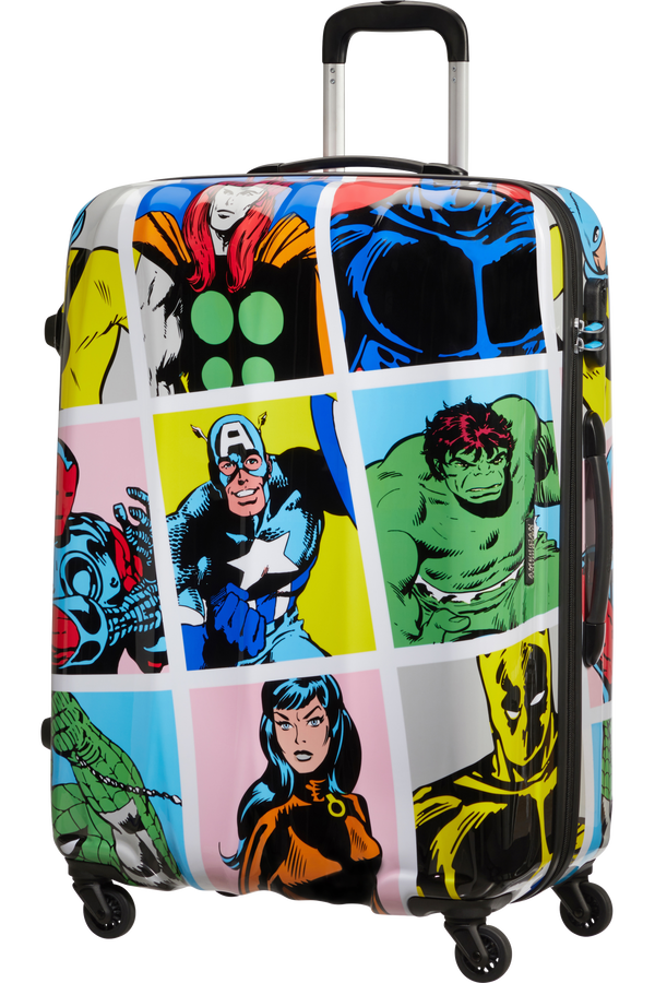 American Tourister Marvel Legends Spinner Alfatwist 75cm  Marvel Pop Art