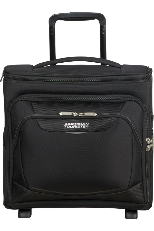 American Tourister SummerRide Upright Underseater Expandable Tsa Nero
