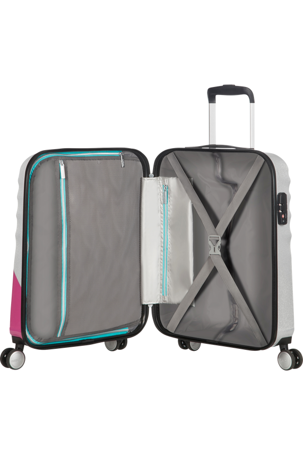 American Tourister Wavebreaker Spinner 55cm  Take Me Away Pink/Turquoise