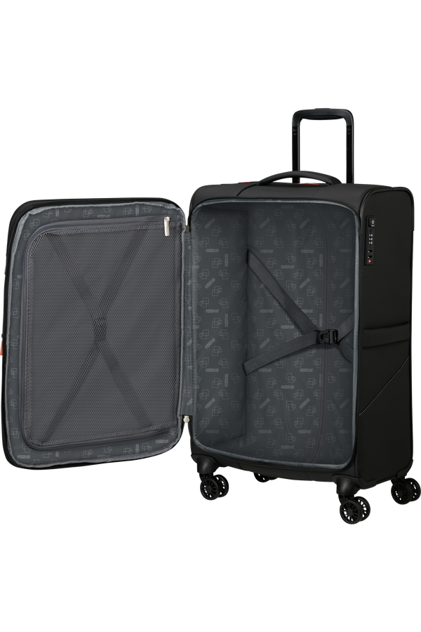 American Tourister SummerRide Spinner M EXP TSA SP 69cm  Nero American Tourister SummerRide Spinner M EXP TSA SP 69cm  Nero