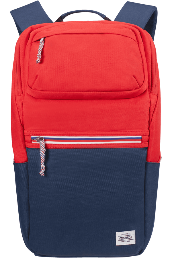 American Tourister Upbeat Laptop Backpack Zip 15.6'  Blu/Rosso