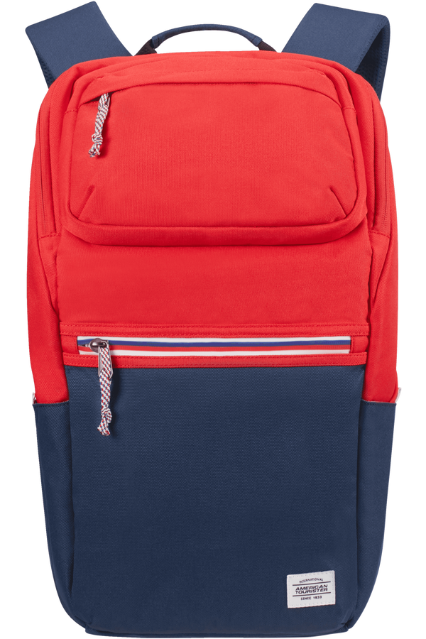 American Tourister Upbeat Laptop Backpack Zip 15.6' Blu/Rosso