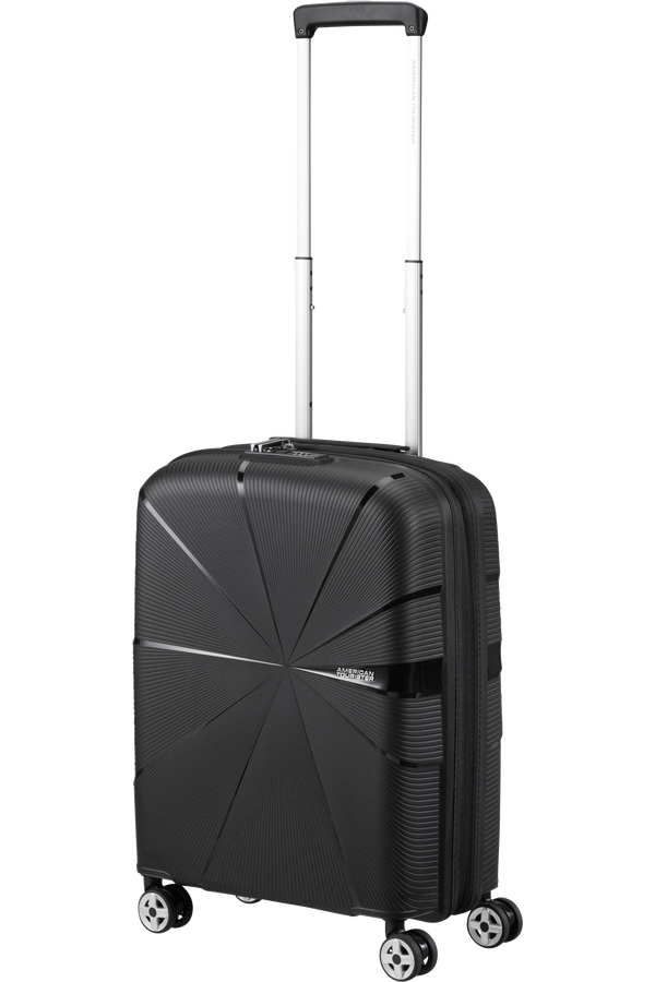 American Tourister Starvibe Spinner Expandable TSA 55cm Nero