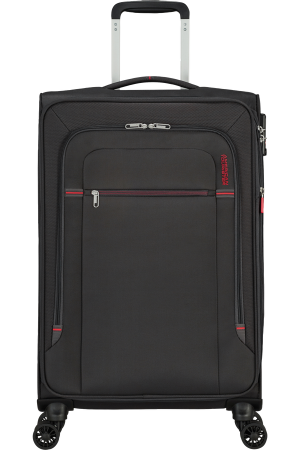 American Tourister Crosstrack Spinner Expandable 67cm  Grey/Red