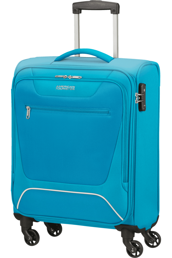 American Tourister Hyperbreez Spinner TSA 55cm Light Blue