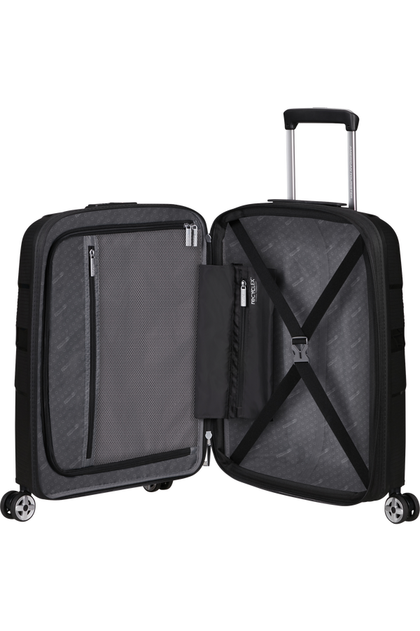 American Tourister Starvibe Spinner Expandable TSA 55cm Nero