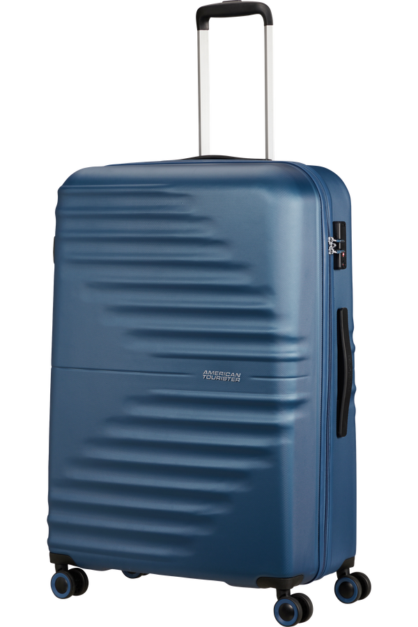 American Tourister Wavetwister Spinner TSA 77cm  Dark Navy