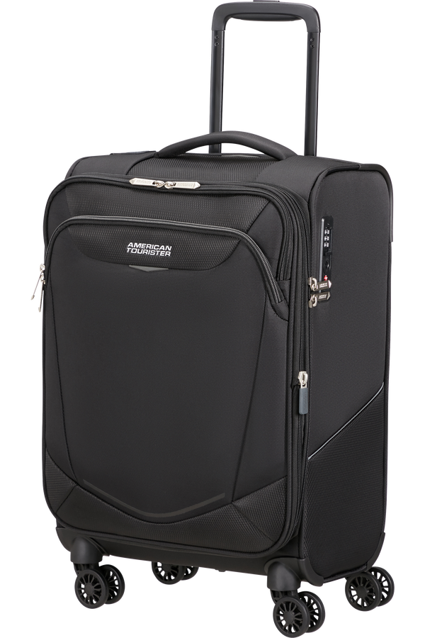 American Tourister SummerRide Spinner Expandable TSA 55cm L35  Nero American Tourister SummerRide Spinner Expandable TSA 55cm L35  Nero