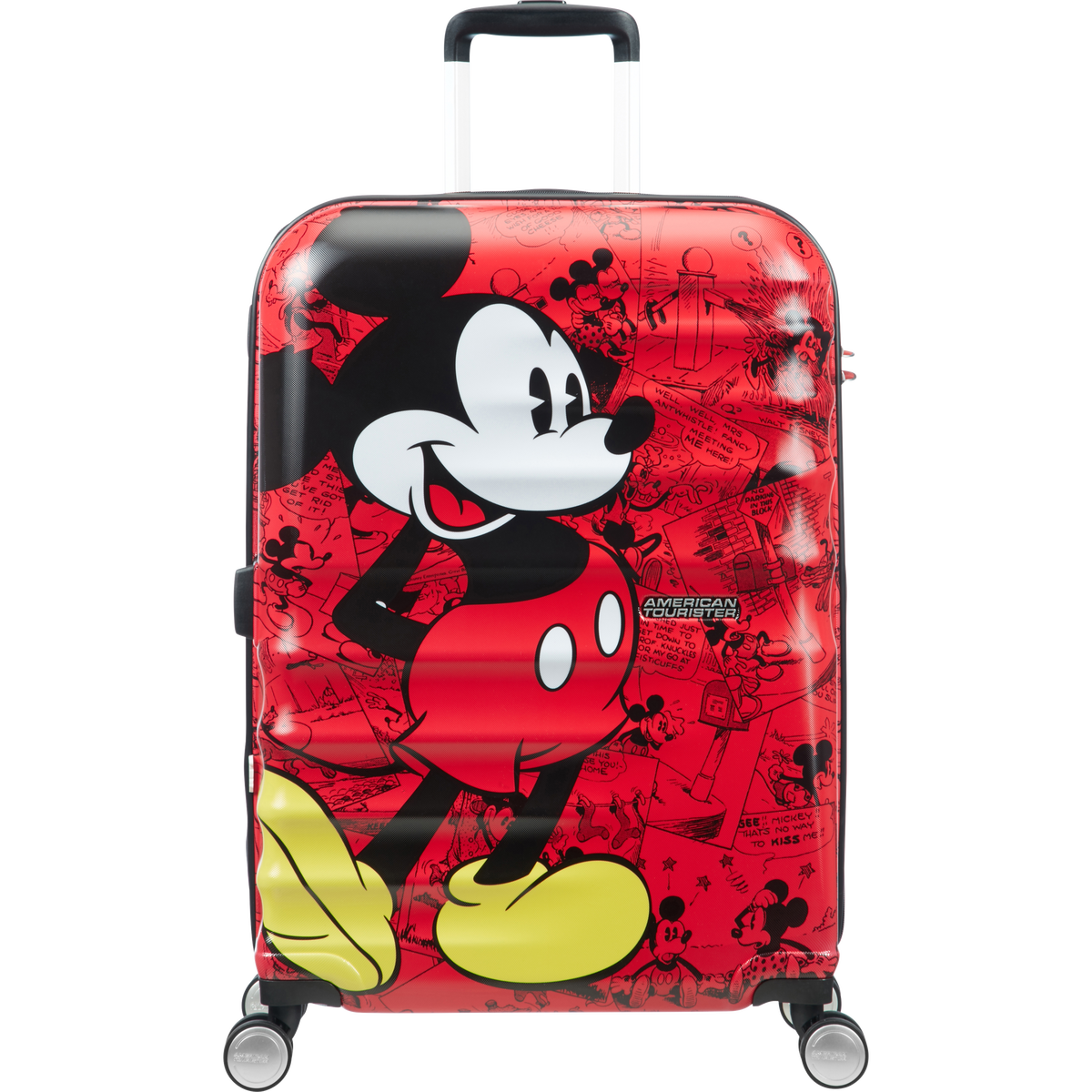 American Tourister Disney Wavebreaker Valigia da stiva M Mickey Comics Red