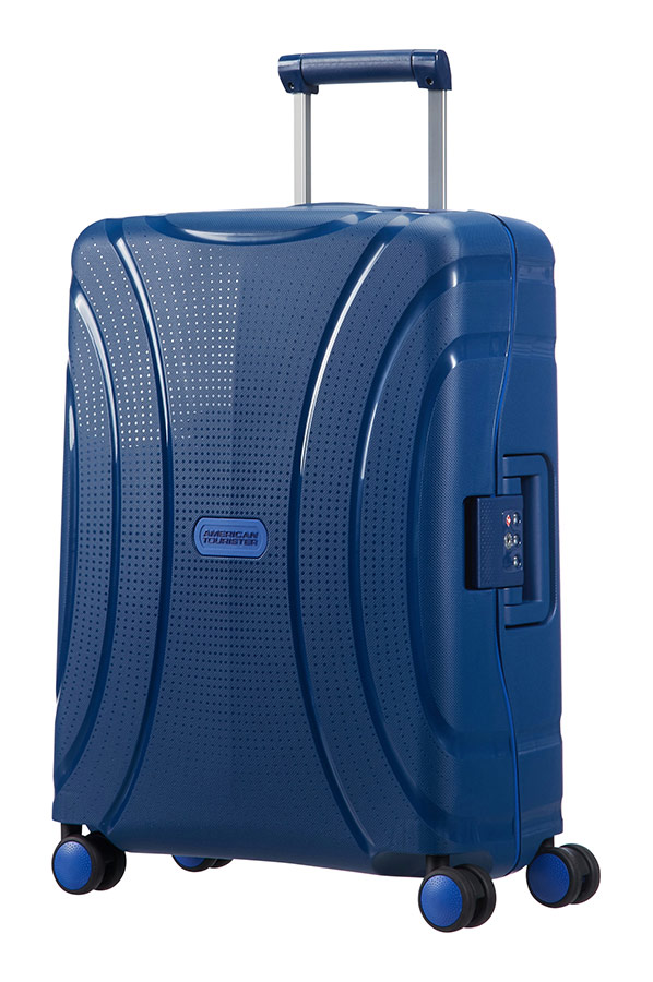 American Tourister Lock'n'Roll Trolley (4 ruote) 55cm Marine Blue