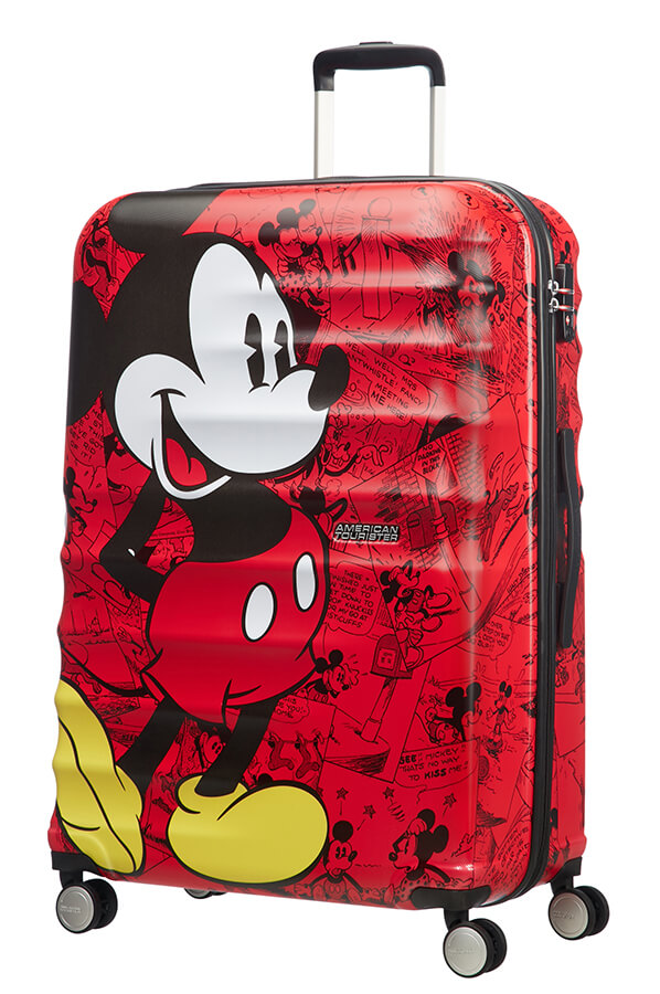 American Tourister Wavebreaker Disney Trolley (4 ruote) 77cm Mickey Comics Red