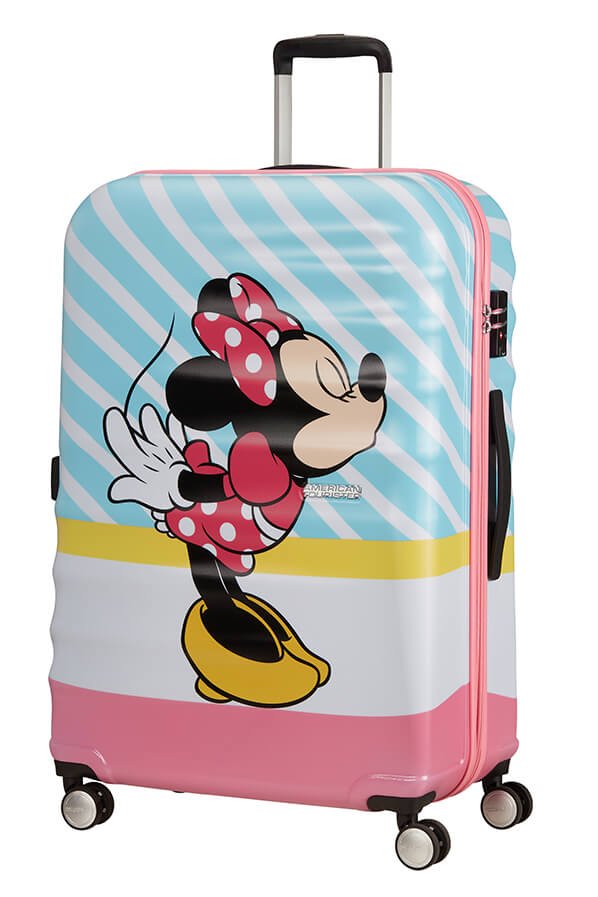 American Tourister Wavebreaker Disney Trolley (4 ruote) 77cm Minnie Pink Kiss