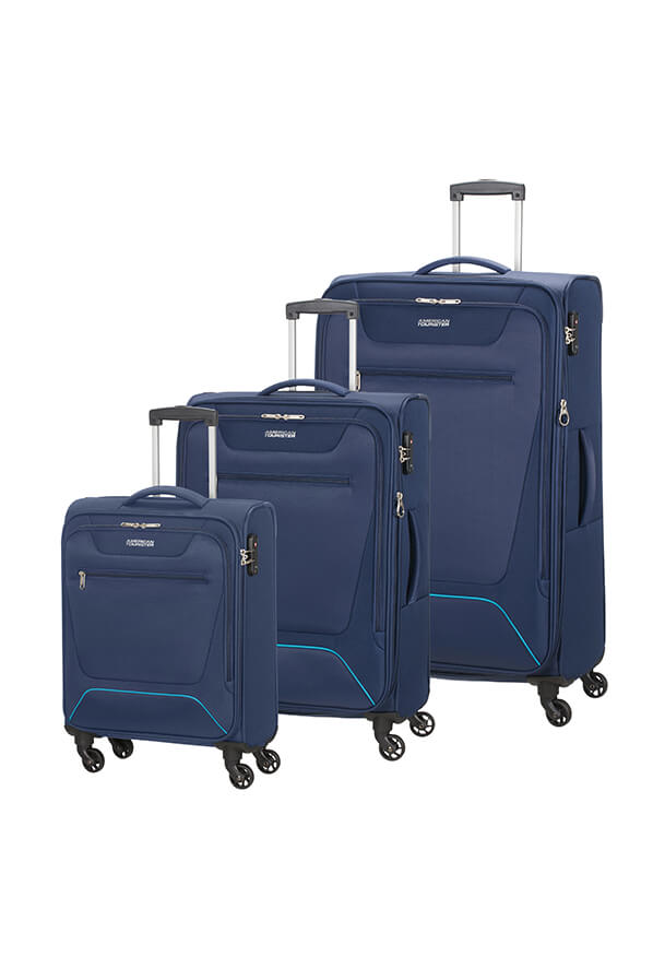 American Tourister Hyperbreez Set Dark Blue