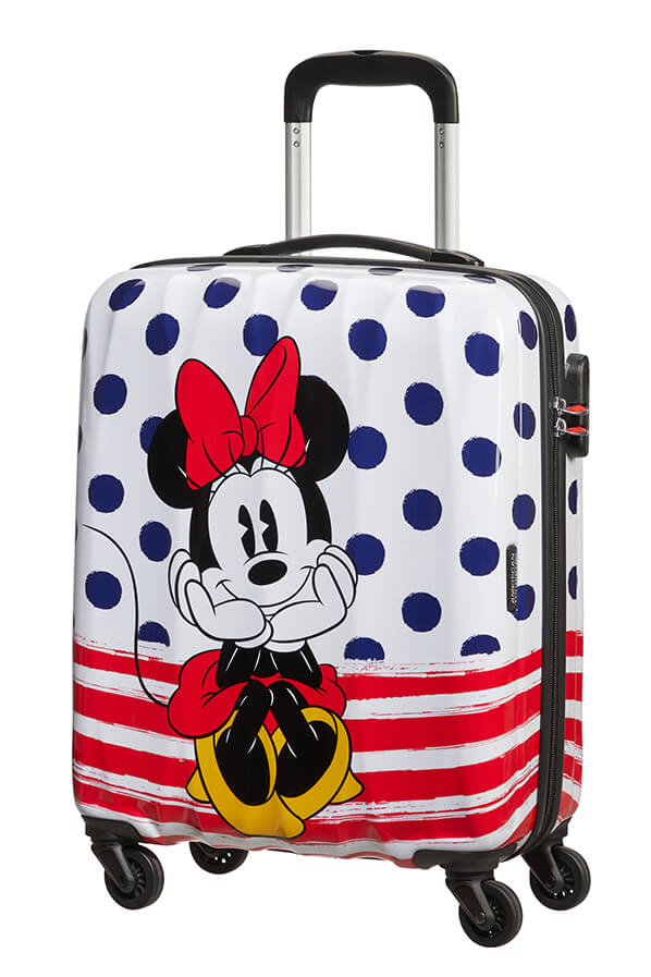 American Tourister Disney Legends Trolley (4 ruote) 55cm Minnie Blue Dots