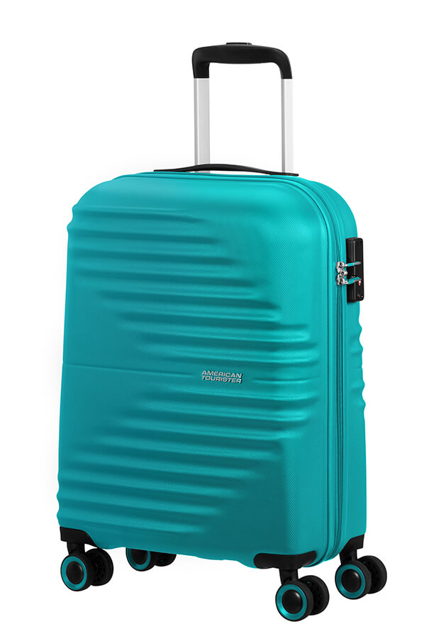American Tourister Wavetwister Trolley (4 ruote) 55cm Aqua Turquoise