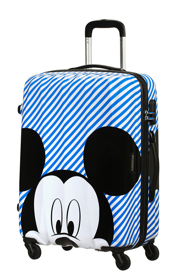 American Tourister Hypertwist Trolley (4 ruote) 65cm Mickey Stripes