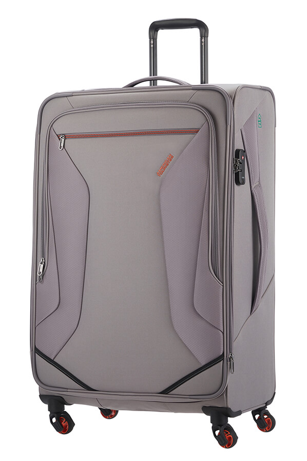 American Tourister Eco Wanderer Trolley Espandibile (4 ruote) 79cm Grigio