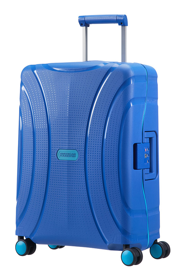 American Tourister Lock'n'Roll Trolley (4 ruote) 55cm Skydiver Blue