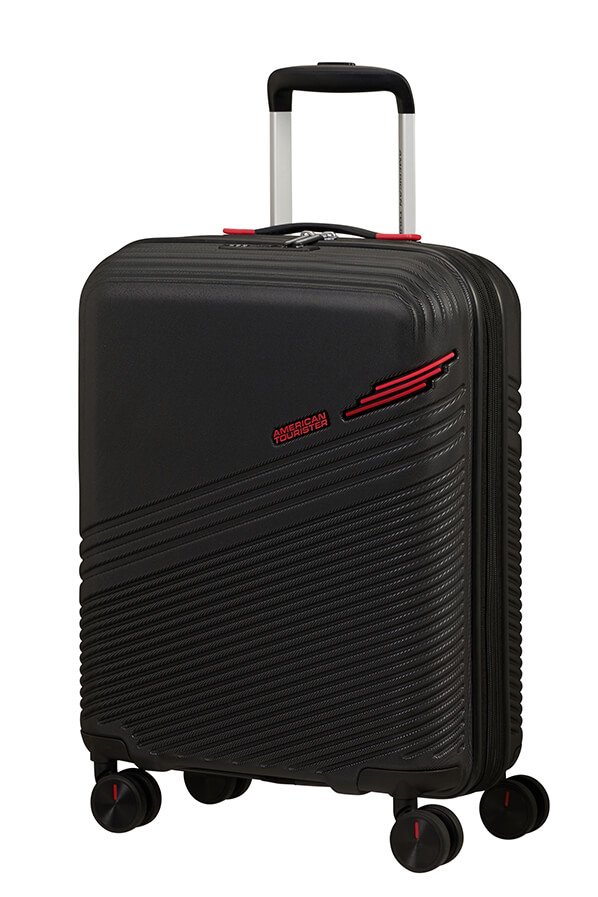 American Tourister Triple Trace Trolley Espandibile (4 ruote) 55cm (20cm) Black/Red