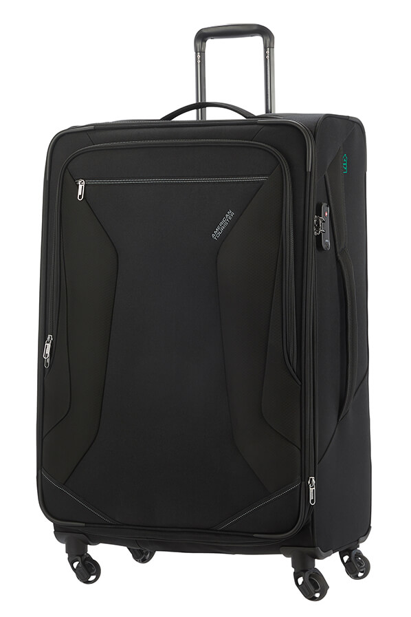 American Tourister Eco Wanderer Trolley Espandibile (4 ruote) 79cm Nero