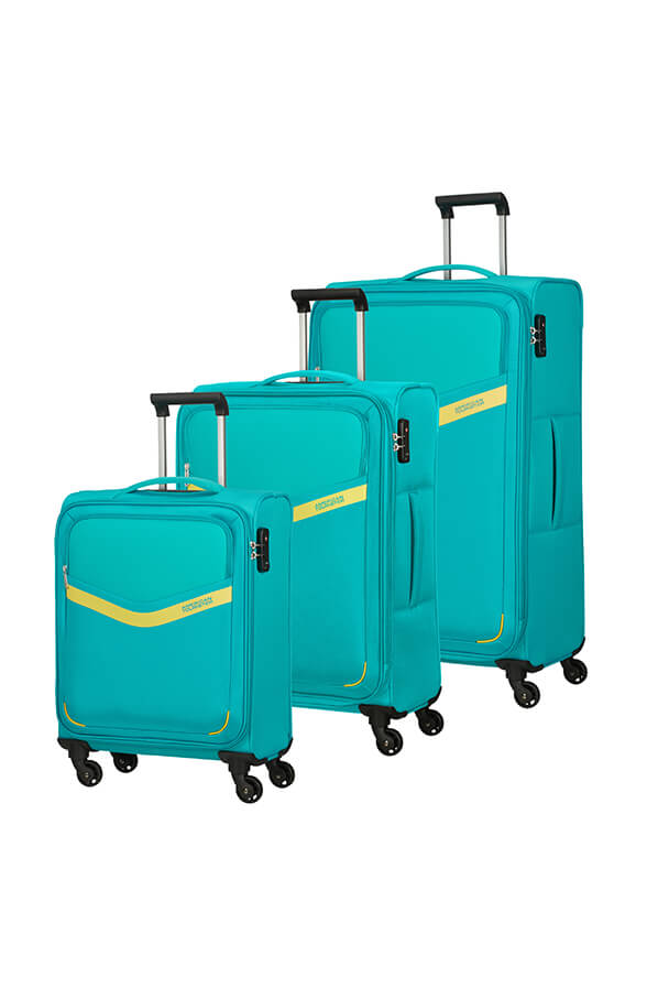 American Tourister Springwave Set Mint/Yellow