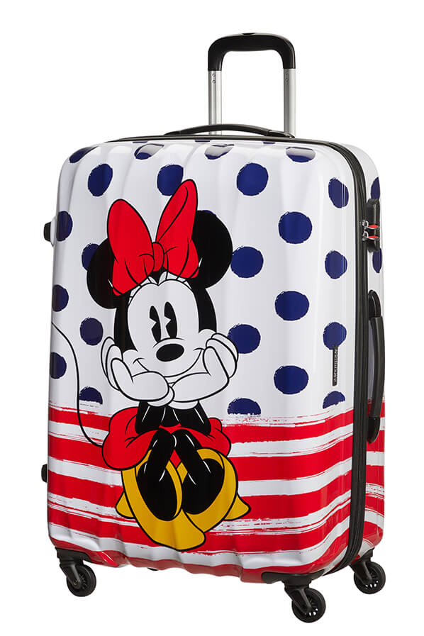American Tourister Disney Legends Trolley (4 ruote) 75cm Minnie Blue Dots