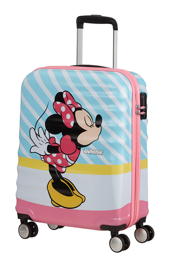 American Tourister Wavebreaker Disney Trolley (4 ruote) 55cm Minnie Pink Kiss