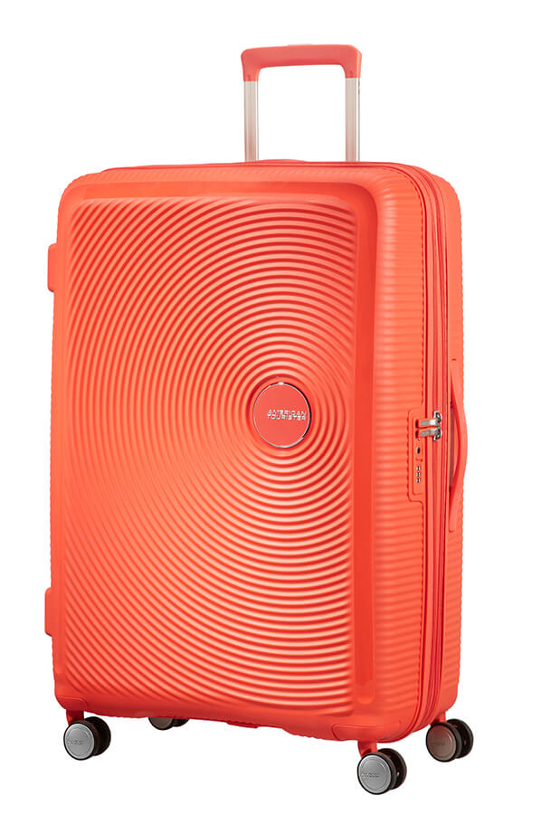 American Tourister Soundbox Trolley Espandibile (4 ruote) 77cm Spicy Peach